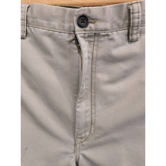 LK Life Khaki Mens 40W X 31L (hemmed) Straight Fit Flat Front Pants Tan - Picture 6 of 7